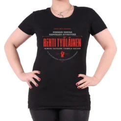 Rehti työläinen -Lady Fit T-paita