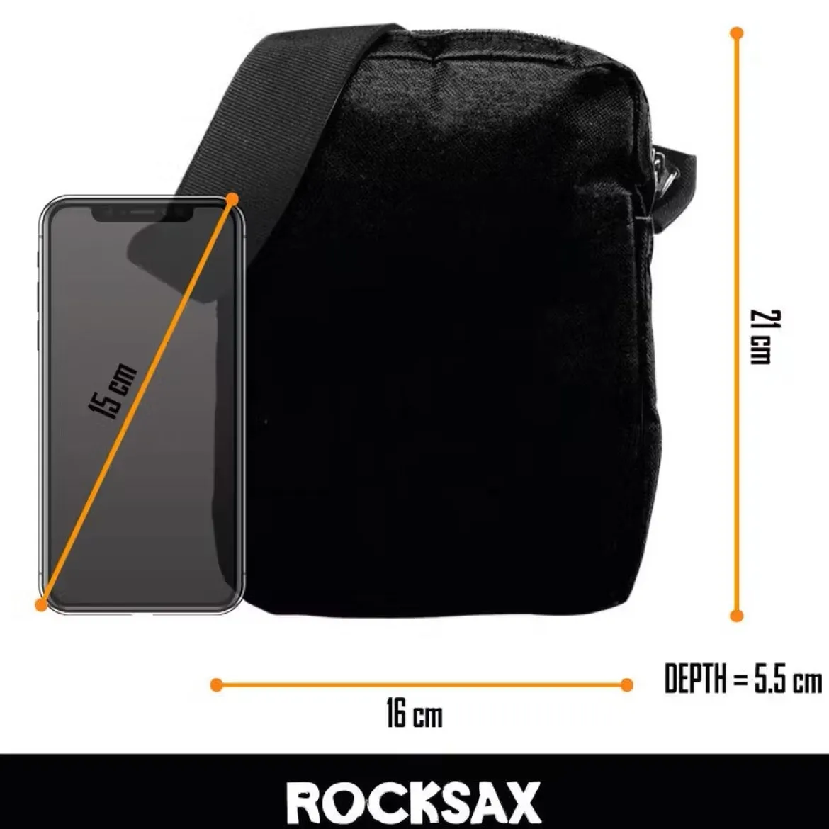 ROCKSAX The Beatles: Hard Days Night - Crossbody-laukku