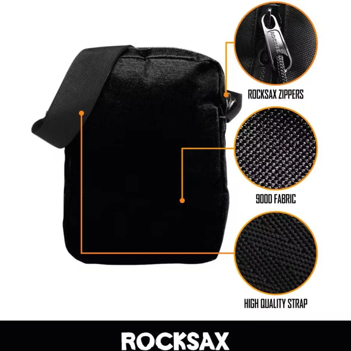 ROCKSAX The Beatles: Hard Days Night - Crossbody-laukku