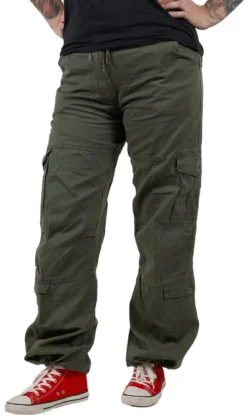 Rothco Vintage Paratrooper - Naisten reisitaskuhousut, olive drab