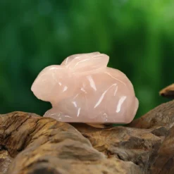 Ruusukvartsi - Jänis 5cm