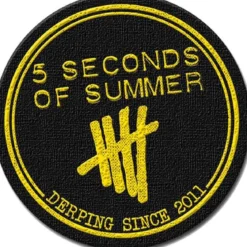 5 Seconds Of Summer Derping Stamp - Kangasmerkki