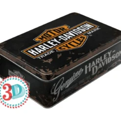 Säilytyspurkki flat - Harley-Davidson logo