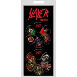 Slayer: Album Covers - Plektrasetti 12 kpl
