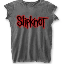SlipknotLogo - Naisten T-paita, harmaa