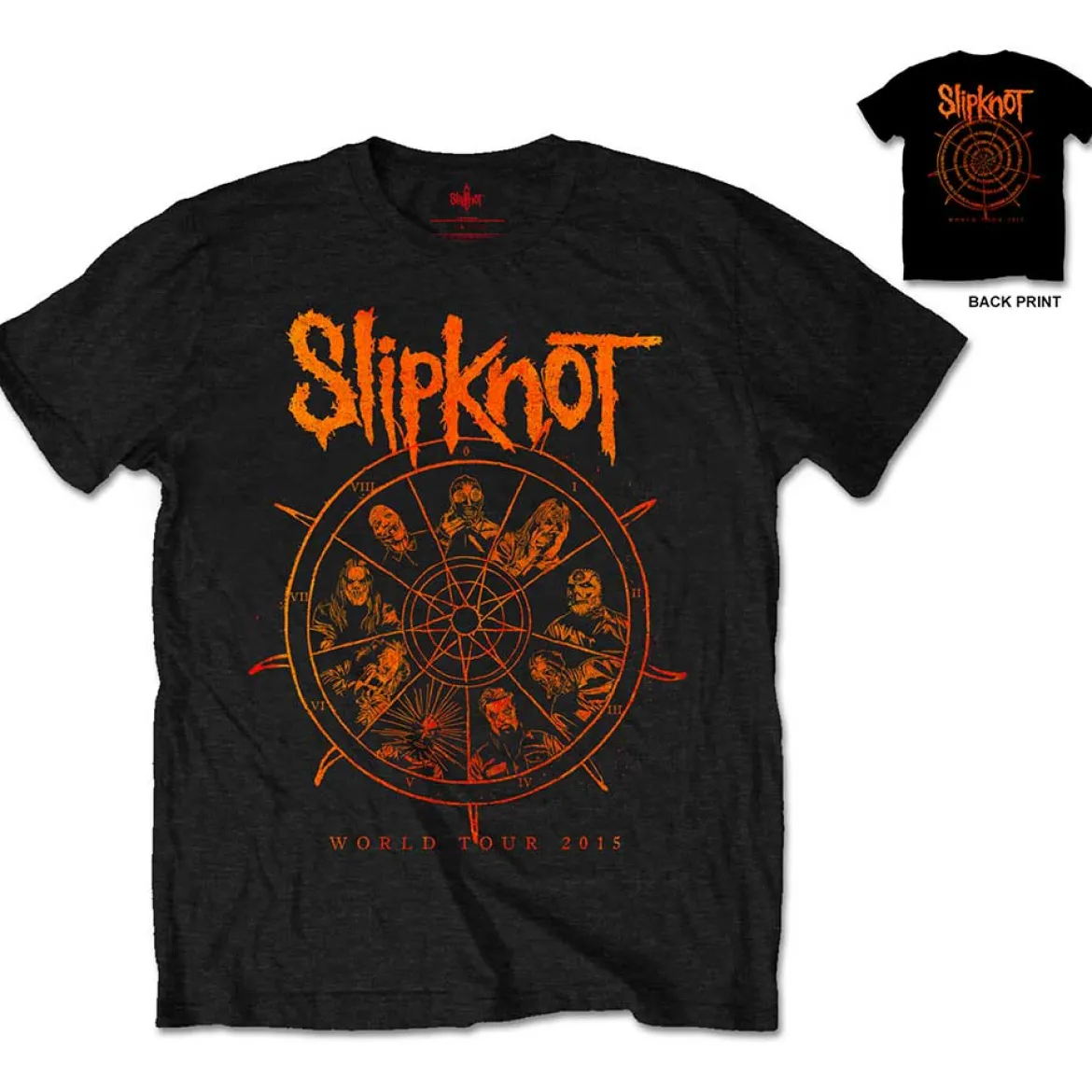 Slipknot wheel - T-paita