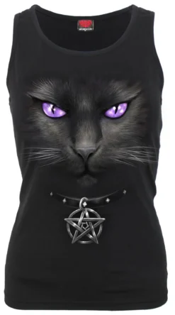 Spiral Black Cat Razor Back - Naisten toppi