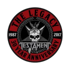 Testament the legacy 30 year anniversary- Kangasmerkki