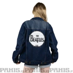 The Beatles Drum Logo - Unisex Farkkutakki
