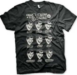 The Many Moods Of The Joker - T-paita