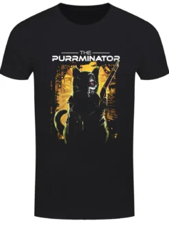 The Purrminator - T-paita