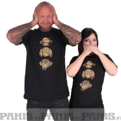 Three Wise Monkeys- T-paita