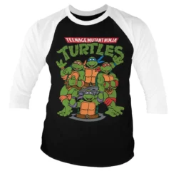 TMNT Group - 3/4 hihainen baseball paita