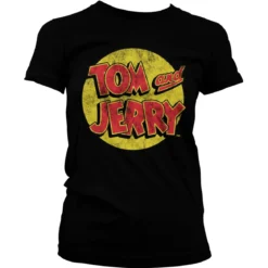 Tom & Jerry Washed Logo - Naisten T-paita