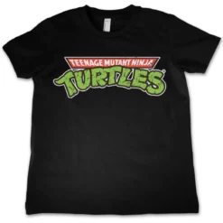 Turtles Classic Logo - Lasten T-paita, musta