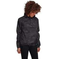 Urban Classics Camo Pull Over - välikausitakki, darkcamo