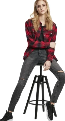 Urban Classics Check Overshirt - Kauluspaita