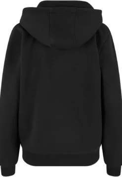Urban Classics Fluffy - Vetoketjuhuppari, musta