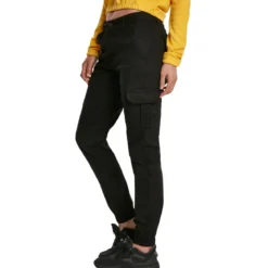 Urban Classics Highwaist Cargo - Reisitaskuhousut