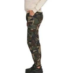 Urban Classics High Waist - Naisten reisitaskuhousut, woodcamo