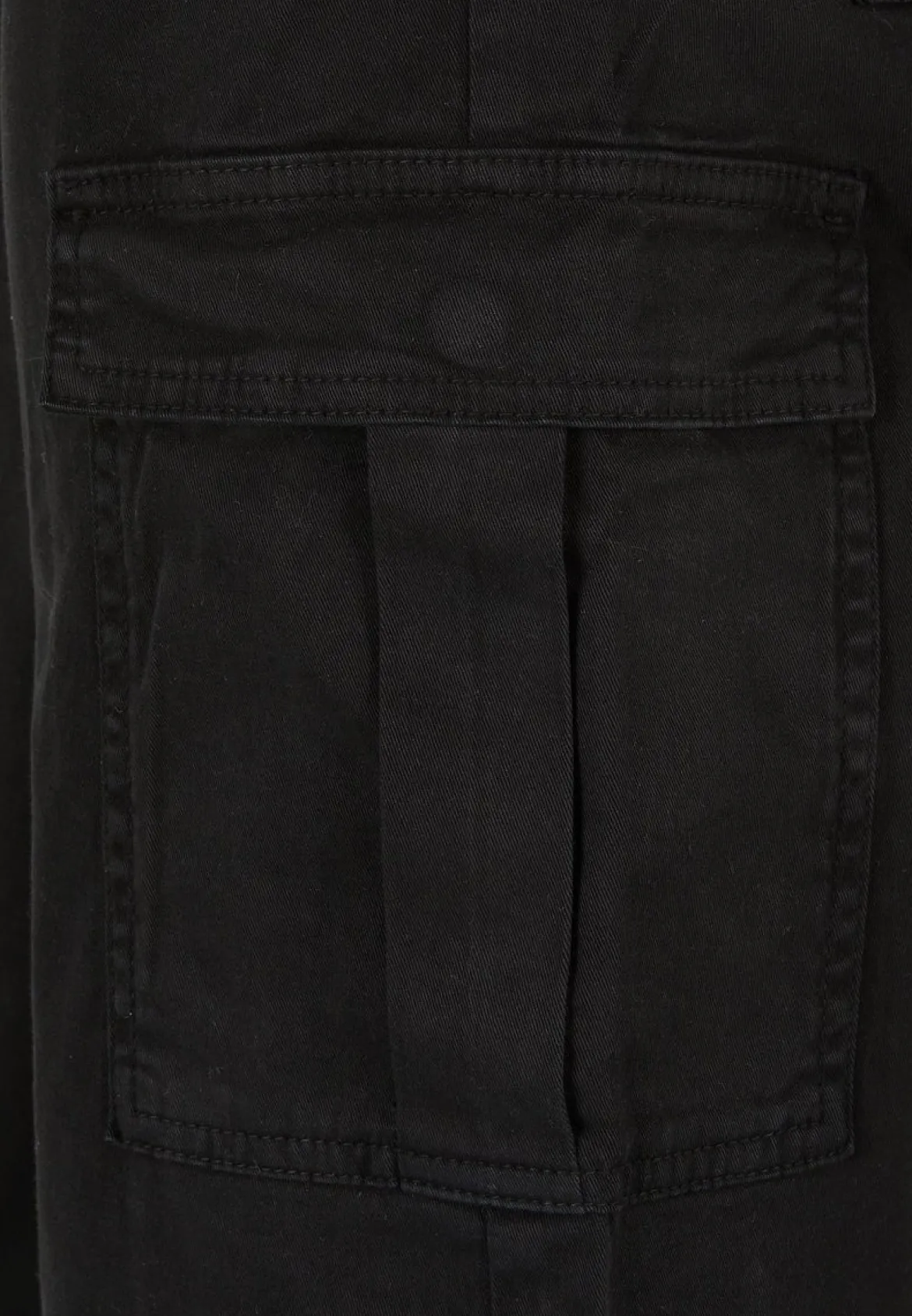 Urban Classics High Waist Wide Leg Twill - Reisitaskuhousut