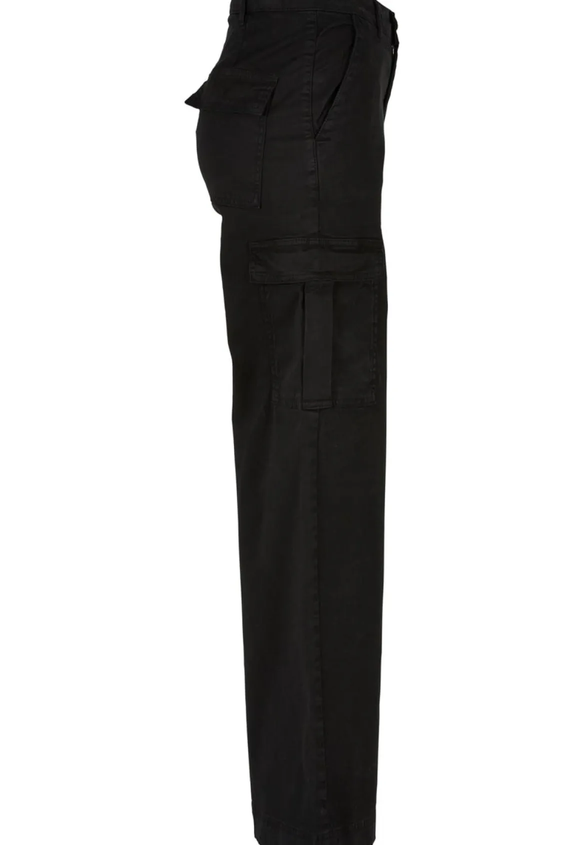 Urban Classics High Waist Wide Leg Twill - Reisitaskuhousut