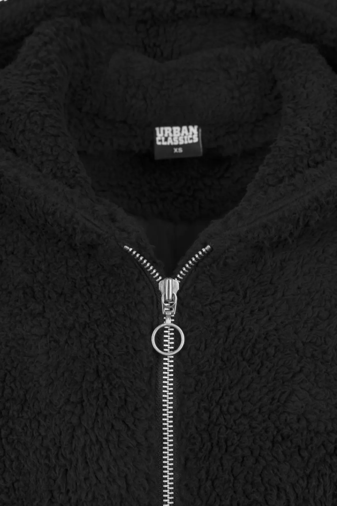 Urban ClassicsLadies Sherpa Jacket - Naisten välikausitakki, musta