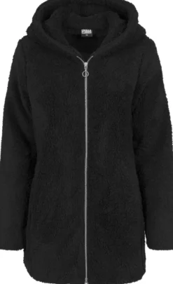 Urban ClassicsLadies Sherpa Jacket - Naisten välikausitakki, musta