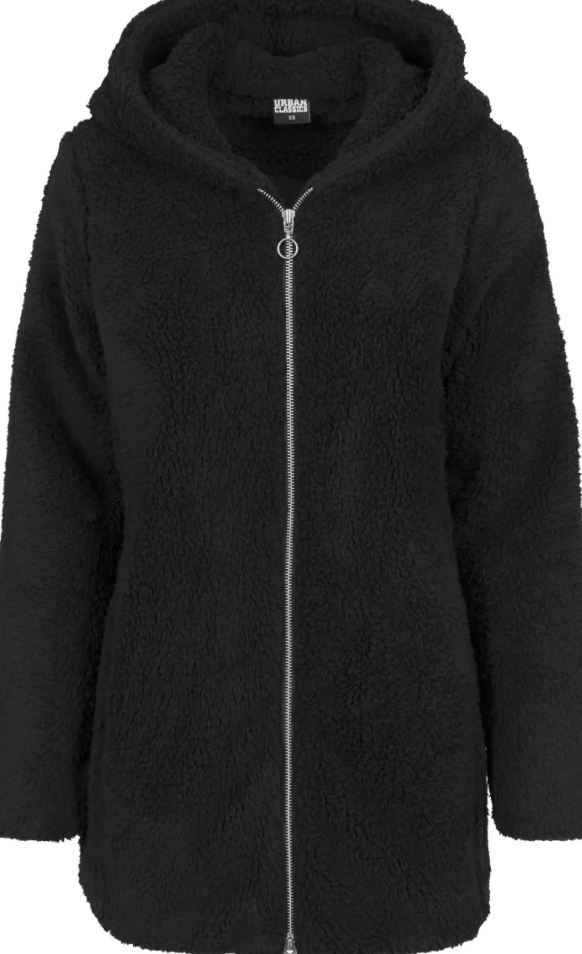 Urban ClassicsLadies Sherpa Jacket - Naisten välikausitakki, musta
