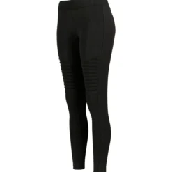 Urban Classics Tech Biker - Leggingsit, musta
