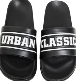 Urban Classics UC Slides - Rantasandaalit, Black