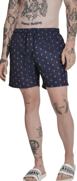 Urban Classics - Uimashortsit, flamingo