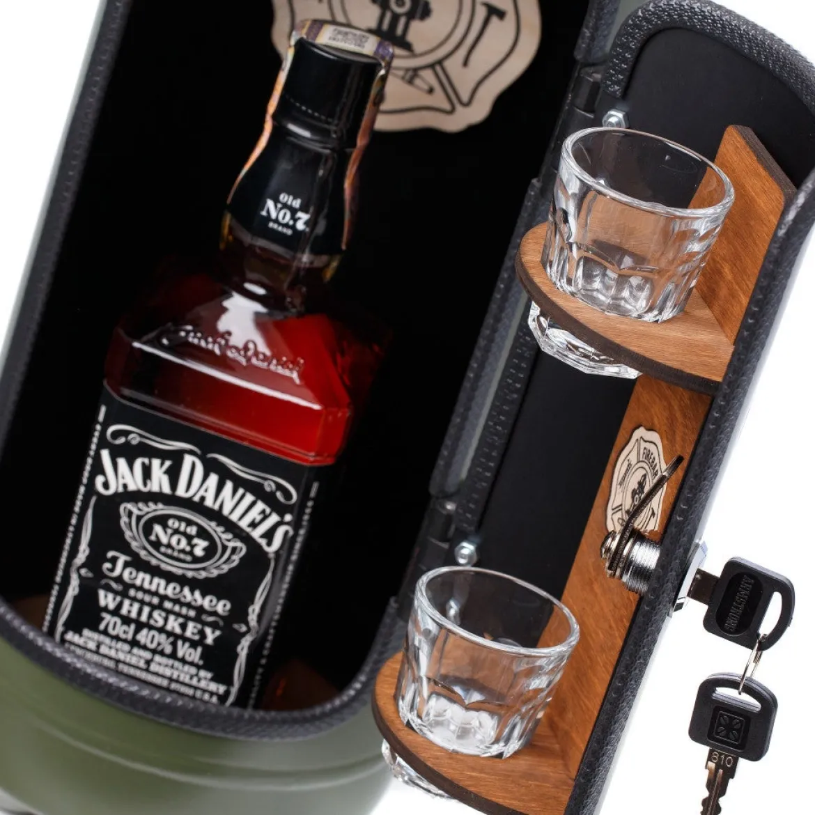 Vaahtosammutin Baarikaappi - Firebar (Military Green)