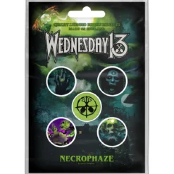 Wednesday 13 Necrophaze - Pinssi setti 5kpl