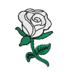 White Rose - kangasmerkki