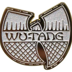 Wu-Tang Clan: White & gold logo - Pinssi