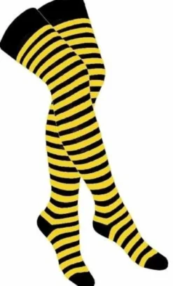 Yellow stripes- Yli polven sukat