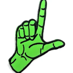 Yungblud Finger Point - Kangasmerkki